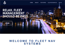 Tablet Screenshot of fleetnavsystems.com